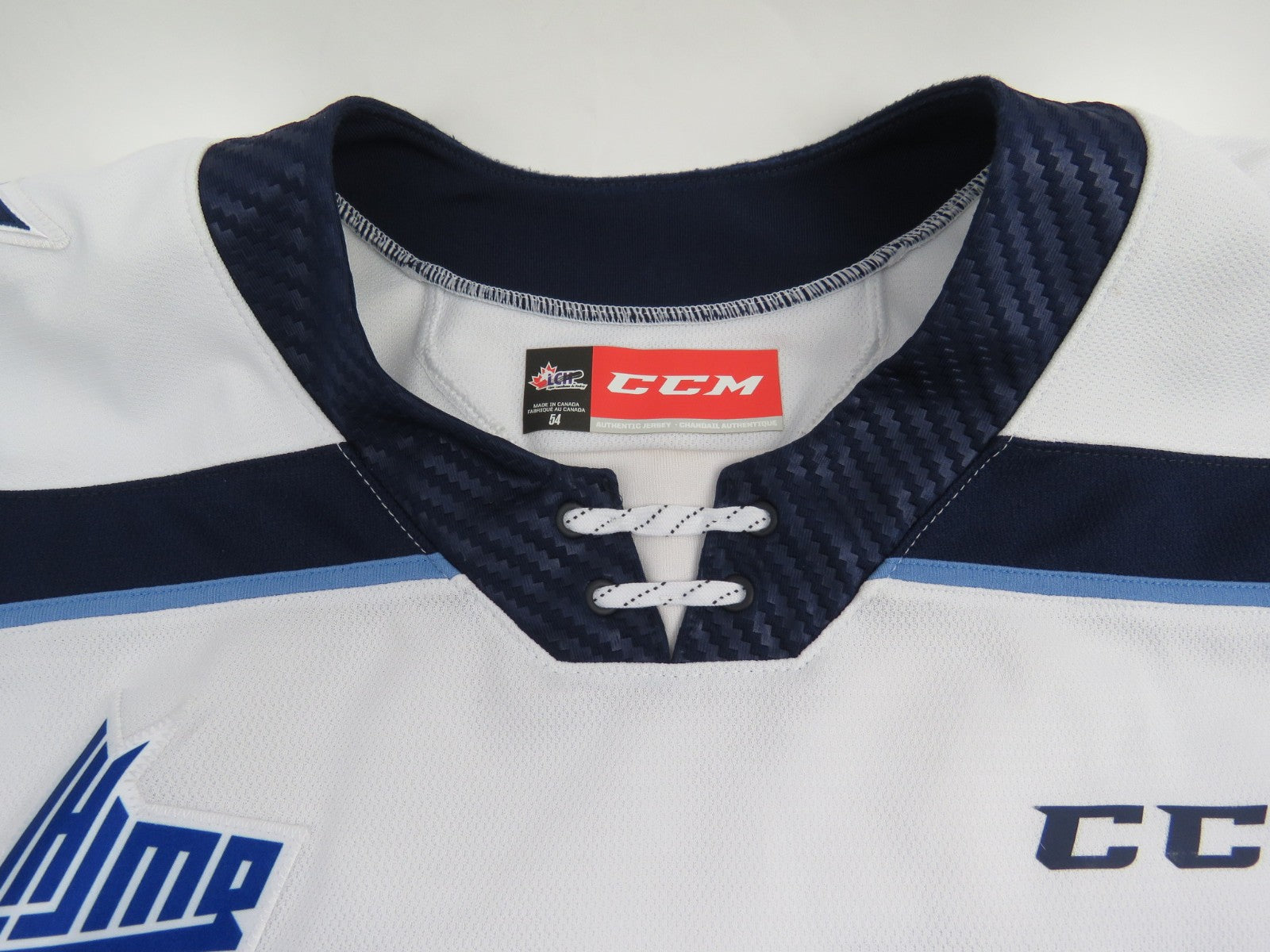 CCM Sherbrooke Phoenix QMJHL Game Worn Authentic Hockey Game Jersey CHL 54 #63