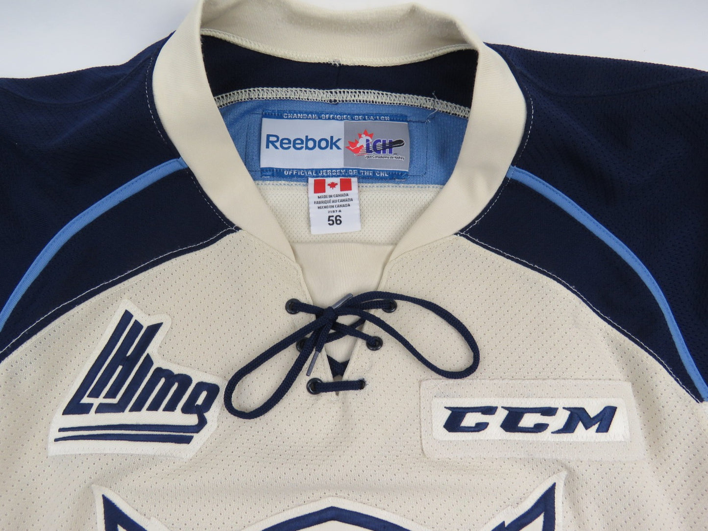 CCM Sherbrooke Phoenix QMJHL Game Worn Authentic Hockey Game Jersey CHL 56 #36