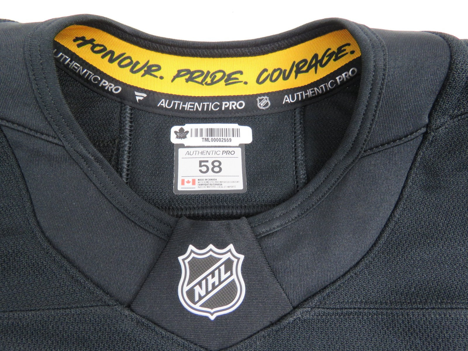 Game Worn Fanatics Toronto Maple Leafs Flipside Next Gen Hockey Jersey LORENTZ