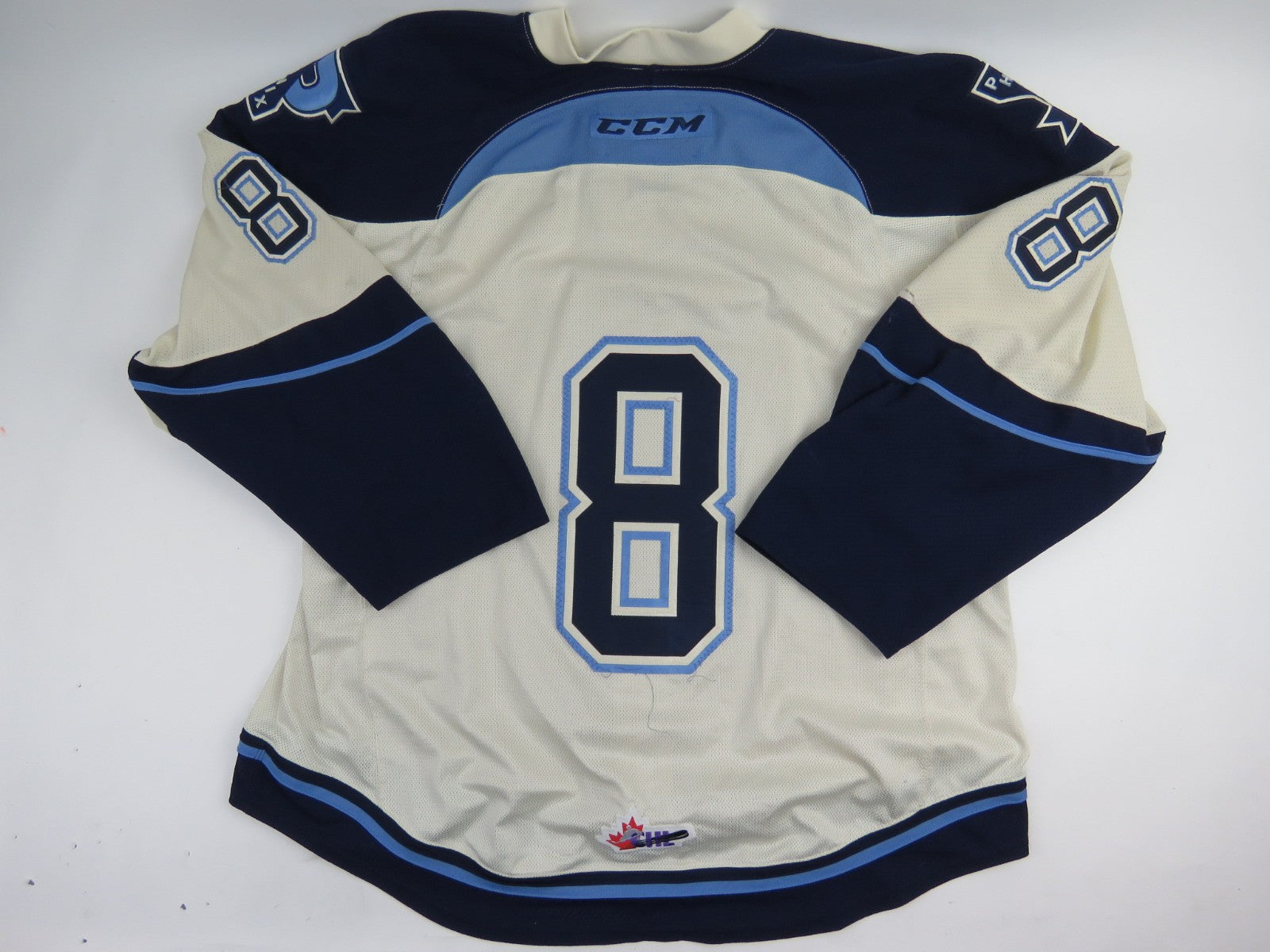CCM Sherbrooke Phoenix QMJHL Game Worn Authentic Hockey Game Jersey CHL 56 #8