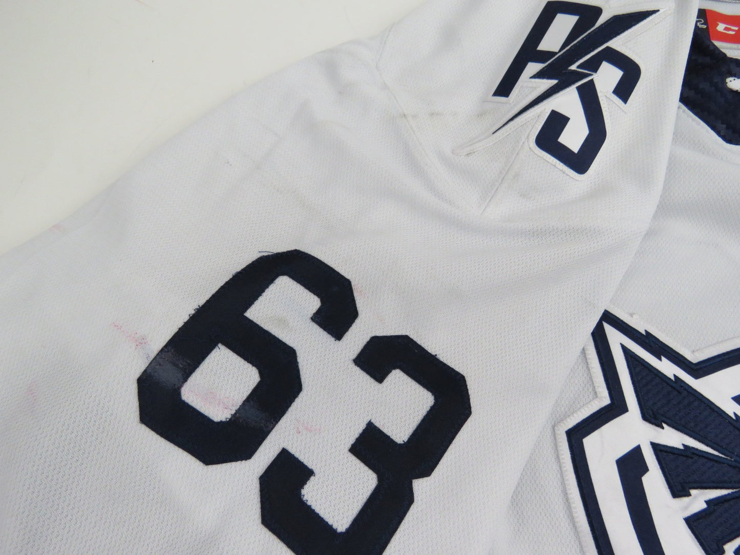 CCM Sherbrooke Phoenix QMJHL Game Worn Authentic Hockey Game Jersey CHL 54 #63