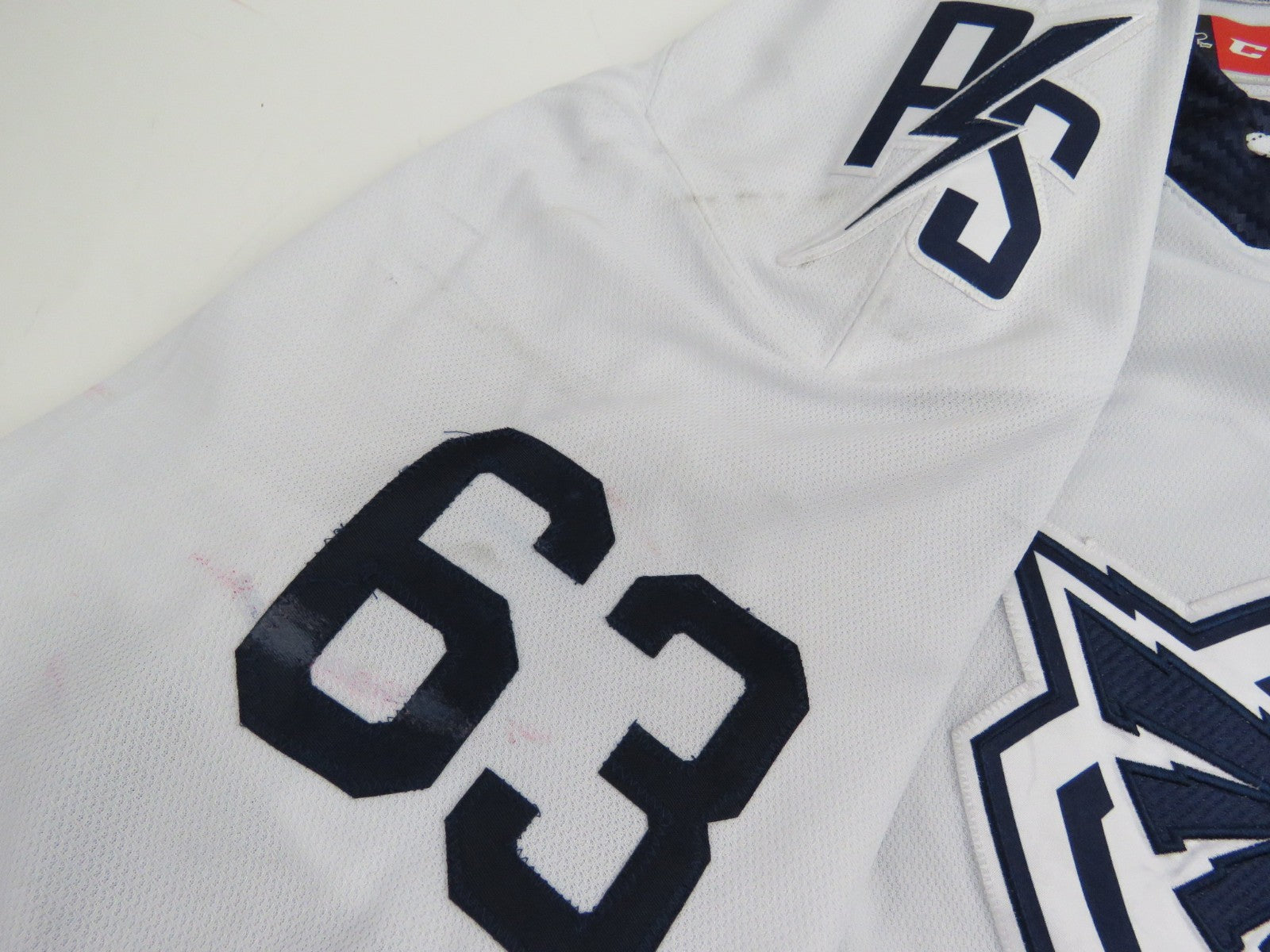 CCM Sherbrooke Phoenix QMJHL Game Worn Authentic Hockey Game Jersey CHL 54 #63