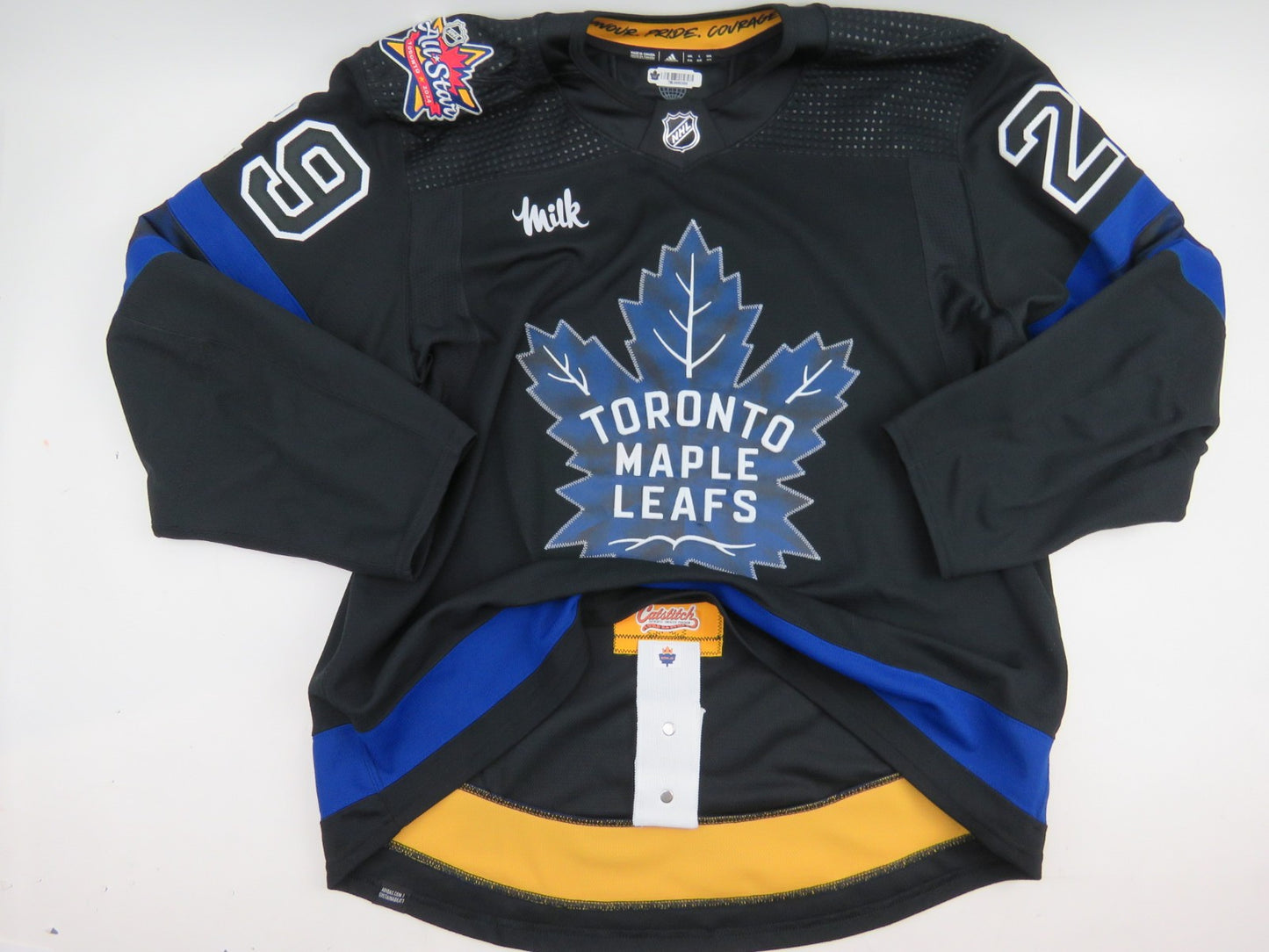 Game Worn Fanatics Toronto Maple Leafs Flipside Next Gen Hockey Jersey HOLMBERG