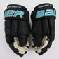 Bauer San Jose Sharks NHL Pro Stock Hockey Player Gloves 13" Black COGLIANO