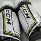 CCM Tacks Pro NHL Pro Stock Ice Hockey Player Shin Pads Protective Senior 15"