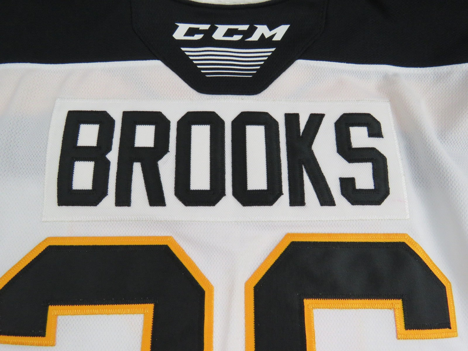 CCM Kingston Frontenacs OHL Pro Stock Game Worn Hockey Jersey #26 BROOKS Size 54