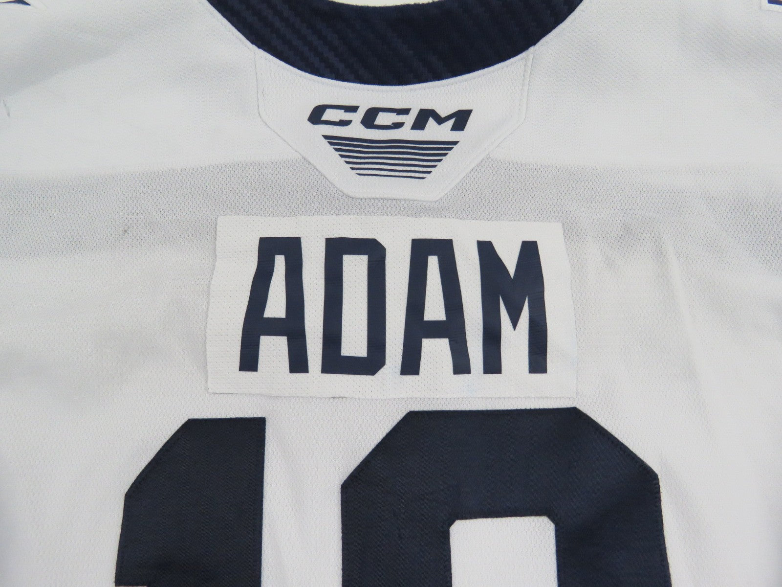 CCM Sherbrooke Phoenix QMJHL Game Worn Hockey Game Jersey CHL 56 #19 ADAM