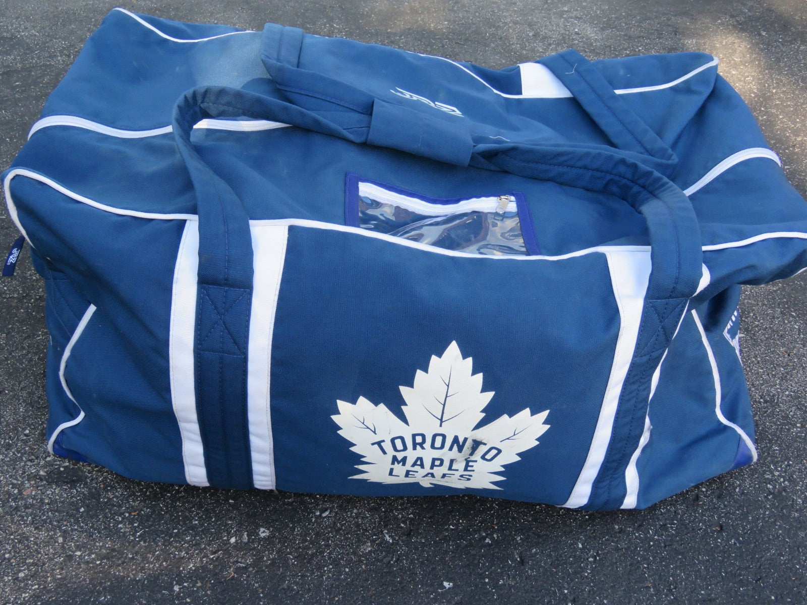 JRZ Toronto Maple Leafs NHL Pro Stock Hockey Equipment Travel Bag Player Blue