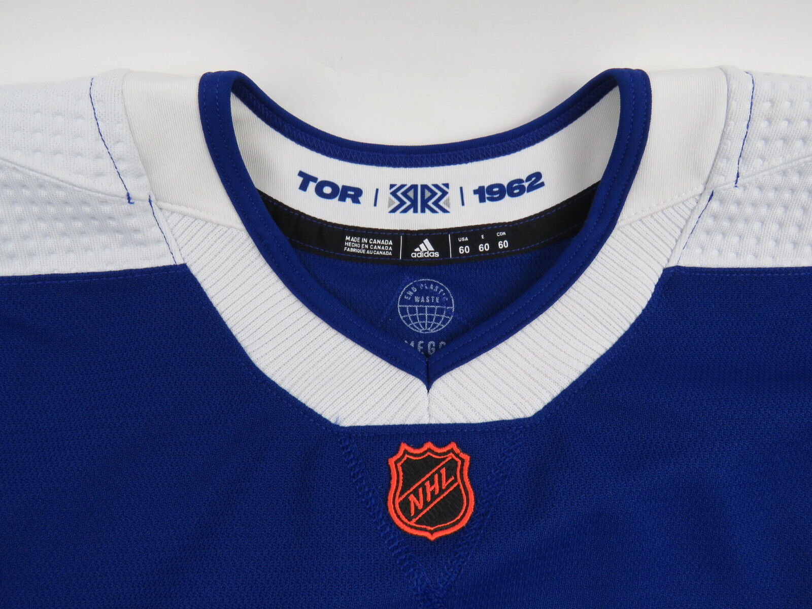 Toronto Maple Leafs Reverse Retro 2.0 Team Issued Authentic NHL Hockey Jersey 60