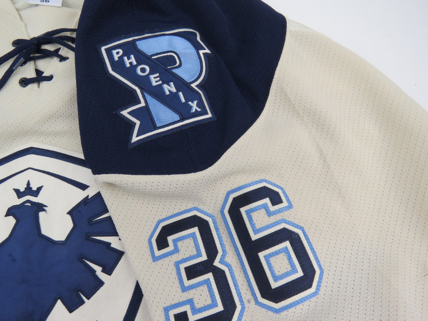 CCM Sherbrooke Phoenix QMJHL Game Worn Authentic Hockey Game Jersey CHL 56 #36