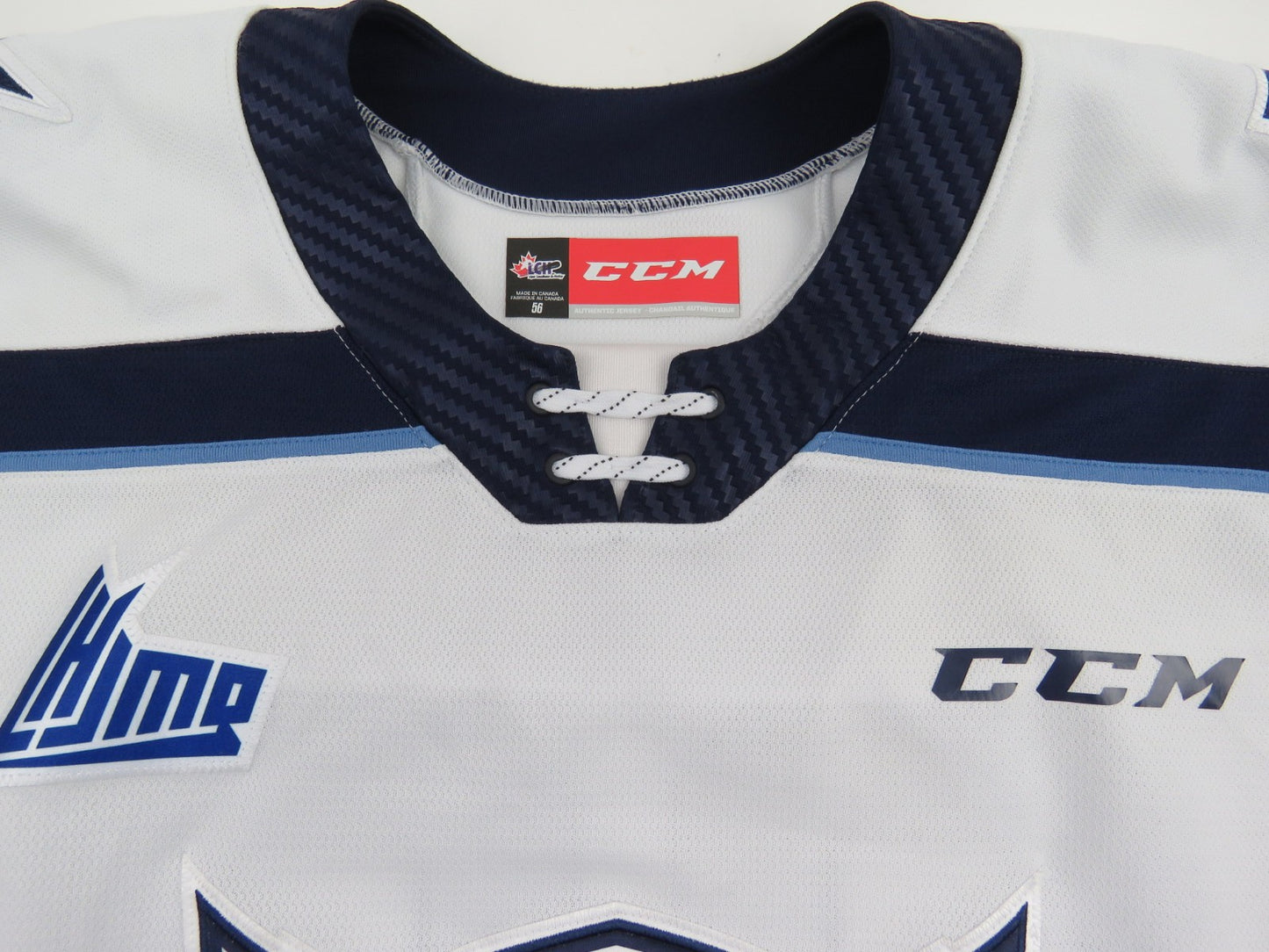 CCM Sherbrooke Phoenix QMJHL Game Worn Hockey Game Jersey CHL 56 #26 HOULE