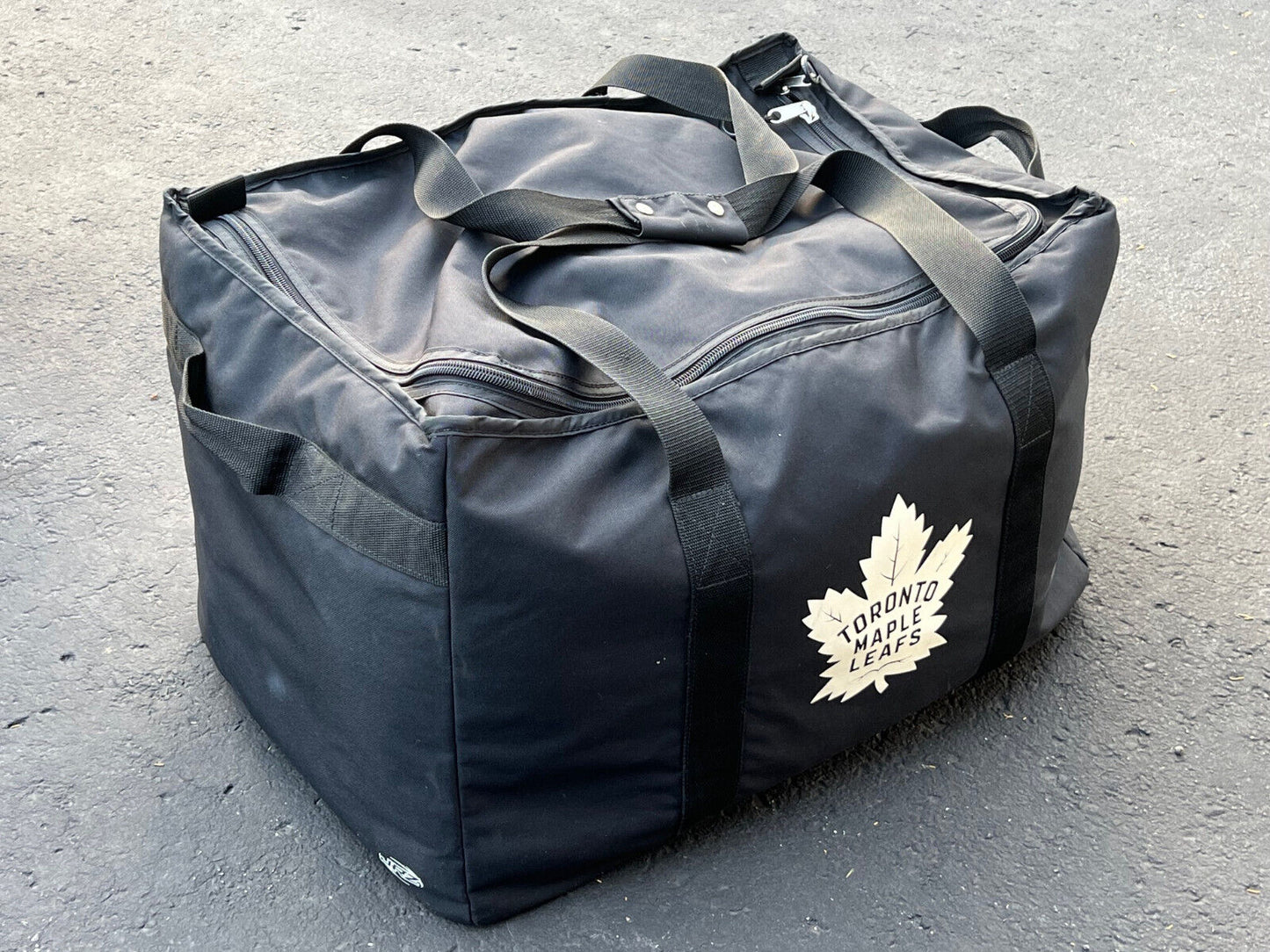 JRZ Toronto Maple Leafs NHL Pro Stock Hockey Player Equipment Travel Bag Black