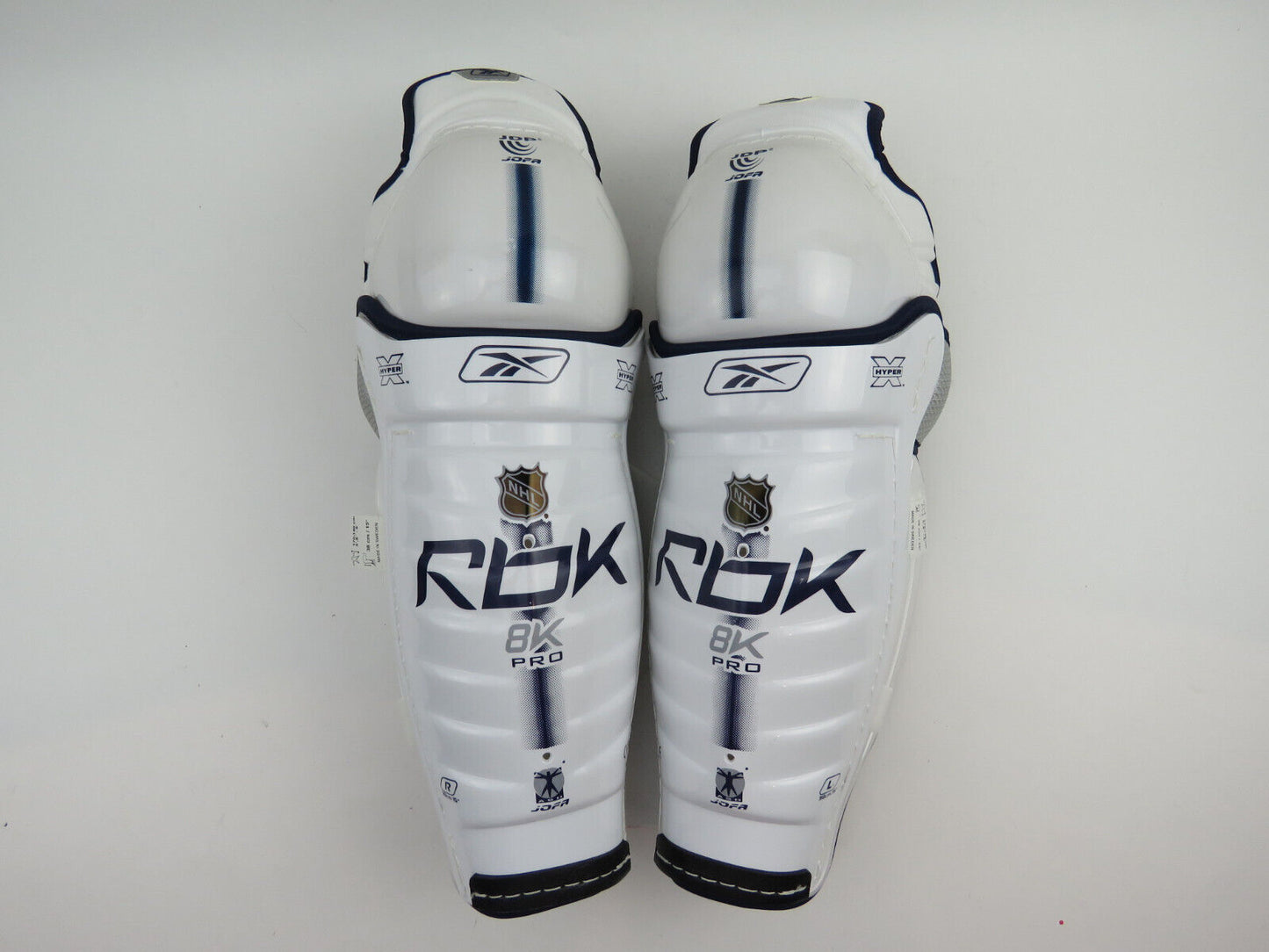 Reebok JOFA 8K NHL Pro Stock Ice Hockey Player Shin Pads Protective 15" SWEDEN