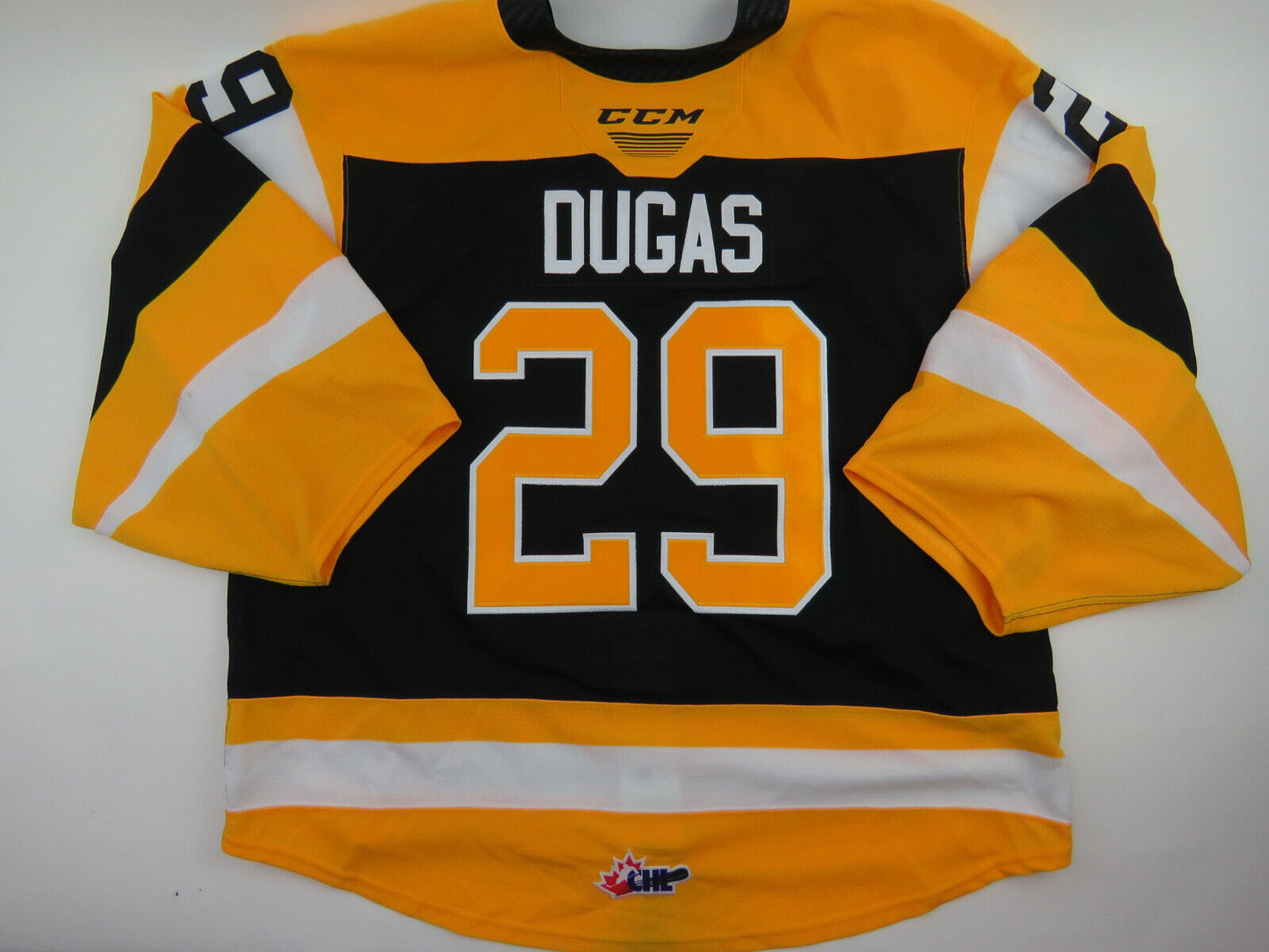 CCM Kingston Frontenacs OHL Pro Stock Game Worn Hockey Jersey 58 GOALIE Dugas