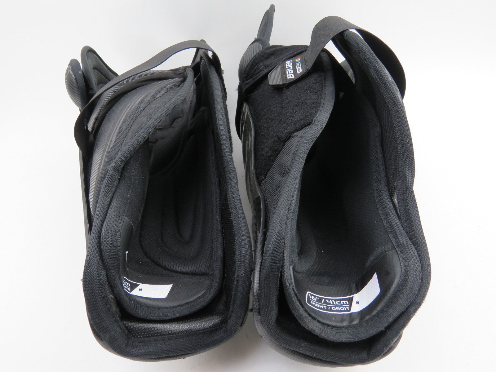 Bauer PRO SERIES NHL Pro Stock Ice Hockey Player Protective Shin Pads Senior 16"
