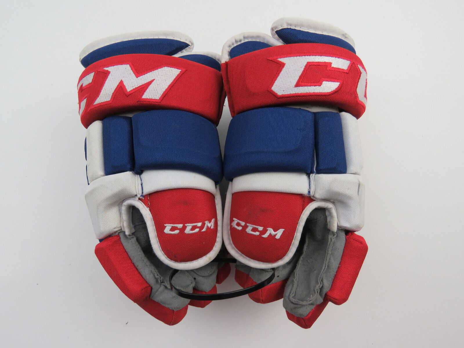 CCM 4 Roll 4R Pro Montreal Canadi NHL Pro Stock Hockey Player Gloves Size 13"