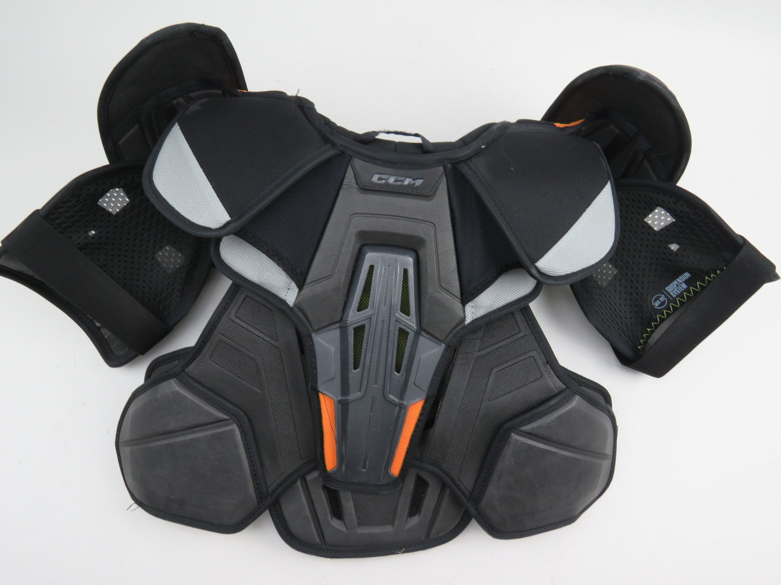 CCM Tacks XF PRO NHL Pro Stock Hockey Player Shoulder Pads Protective Size Large