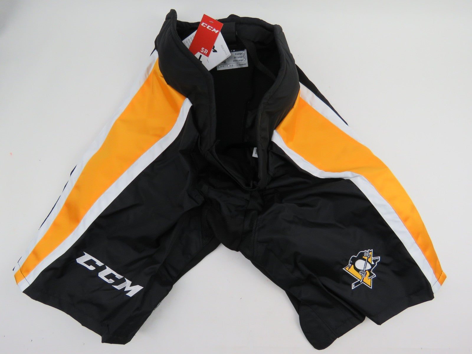 CCM PP90 Pittsburgh Penguins NHL Pro Stock 9K Hockey Player Pant Shell Large