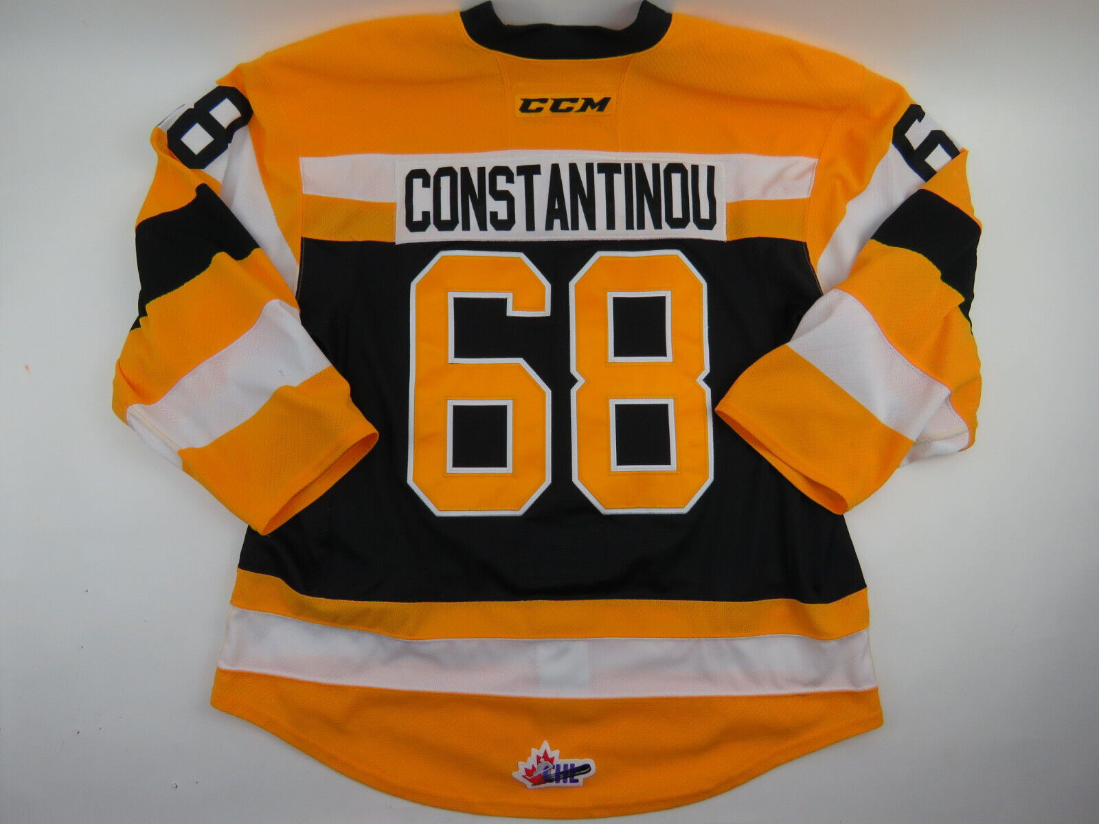 CCM Kingston Frontenacs OHL Pro Stock Game Worn Hockey Jersey 56 CONSTANTINOU