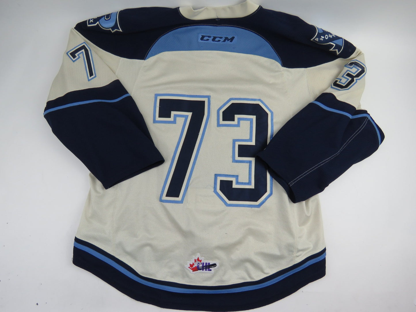 CCM Sherbrooke Phoenix QMJHL Game Worn Authentic Hockey Game Jersey CHL 54 #73