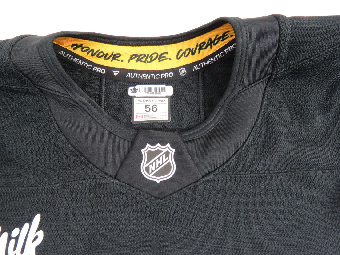 Game Worn Fanatics Toronto Maple Leafs Flipside Next Gen Hockey Jersey TIMMINS