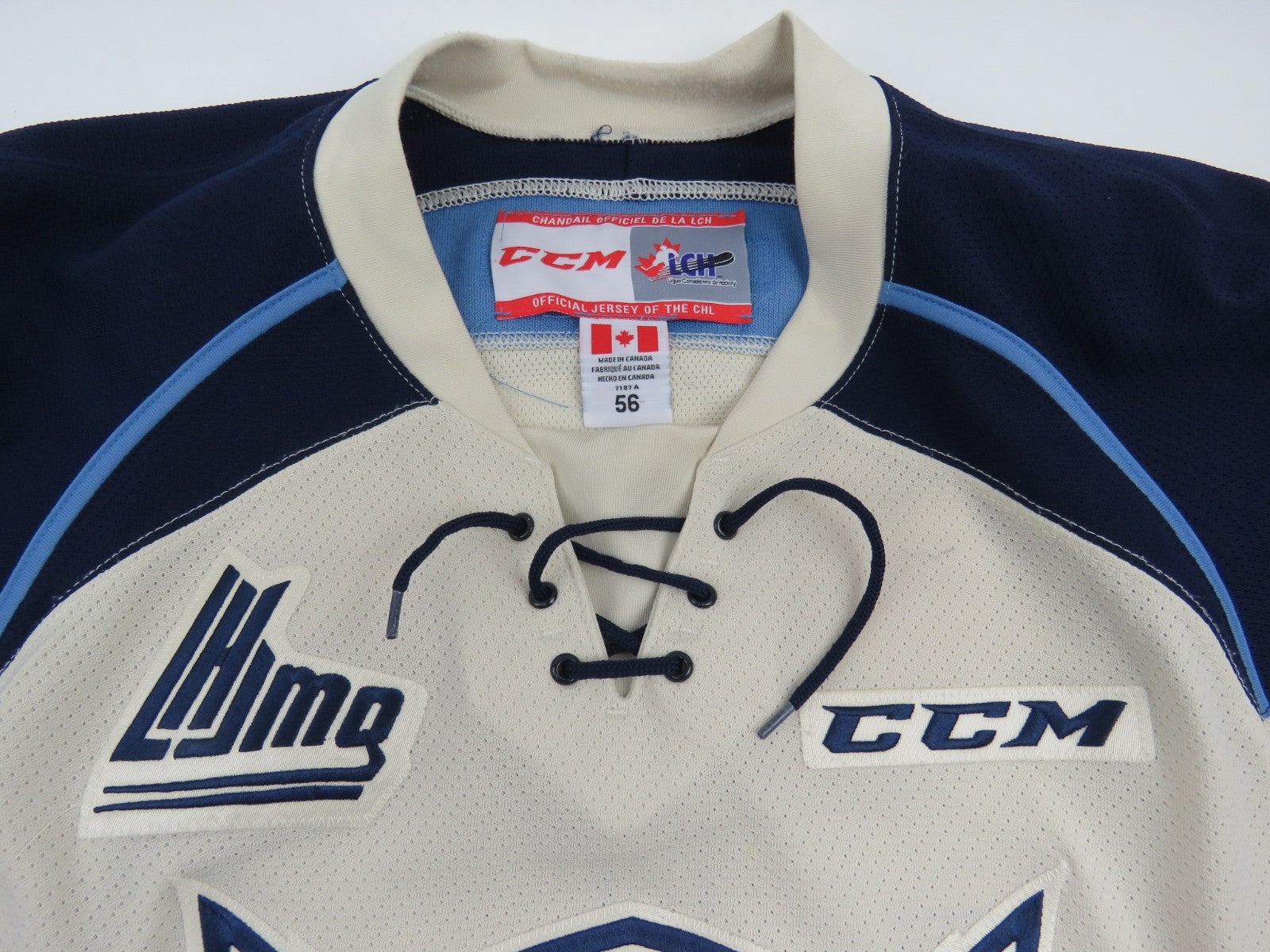 CCM Sherbrooke Phoenix QMJHL Game Worn Authentic Hockey Game Jersey CHL 56 #20