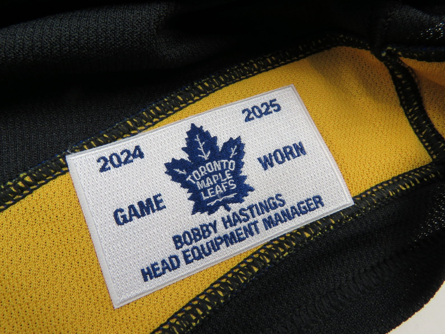 Adidas Toronto Maple Leafs Flipside Next Gen Hockey Game Worn Jersey WOLL Goalie