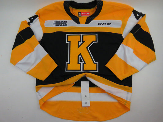 CCM Kingston Frontenacs OHL Pro Stock Game Issued Hockey Jersey Size 56 #4