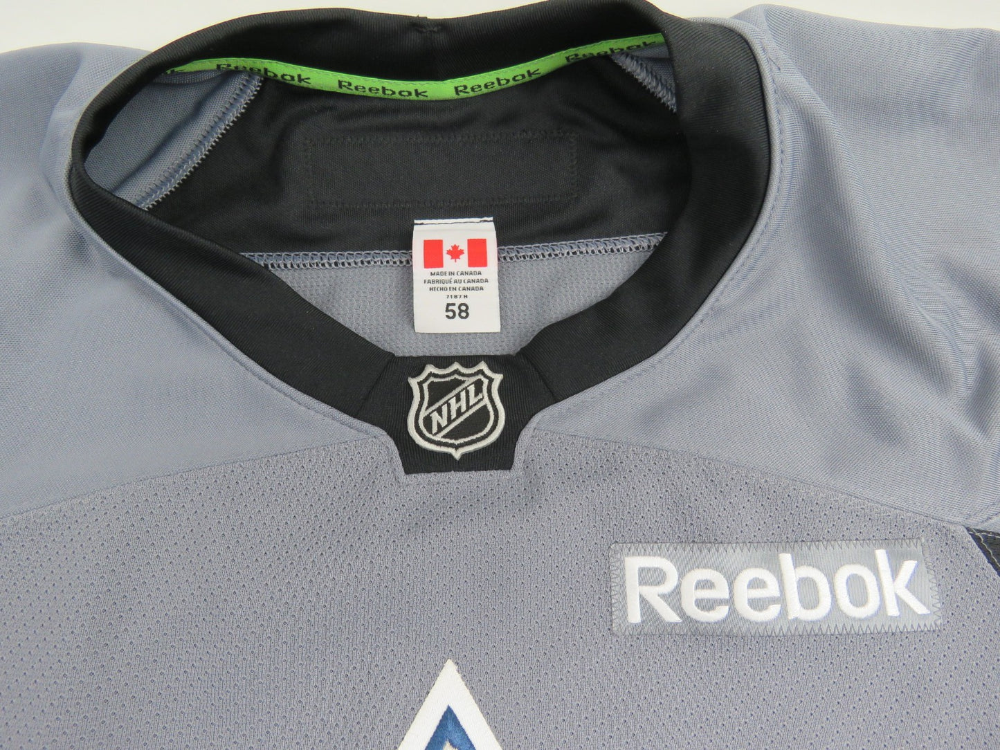 Reebok Colorado Avalanche NHL Team Issued Pro Stock Hockey Practice Jersey 58