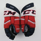 CCM Quicklite HGQL Washington Capitals NHL Pro Stock Hockey Player Gloves 14"
