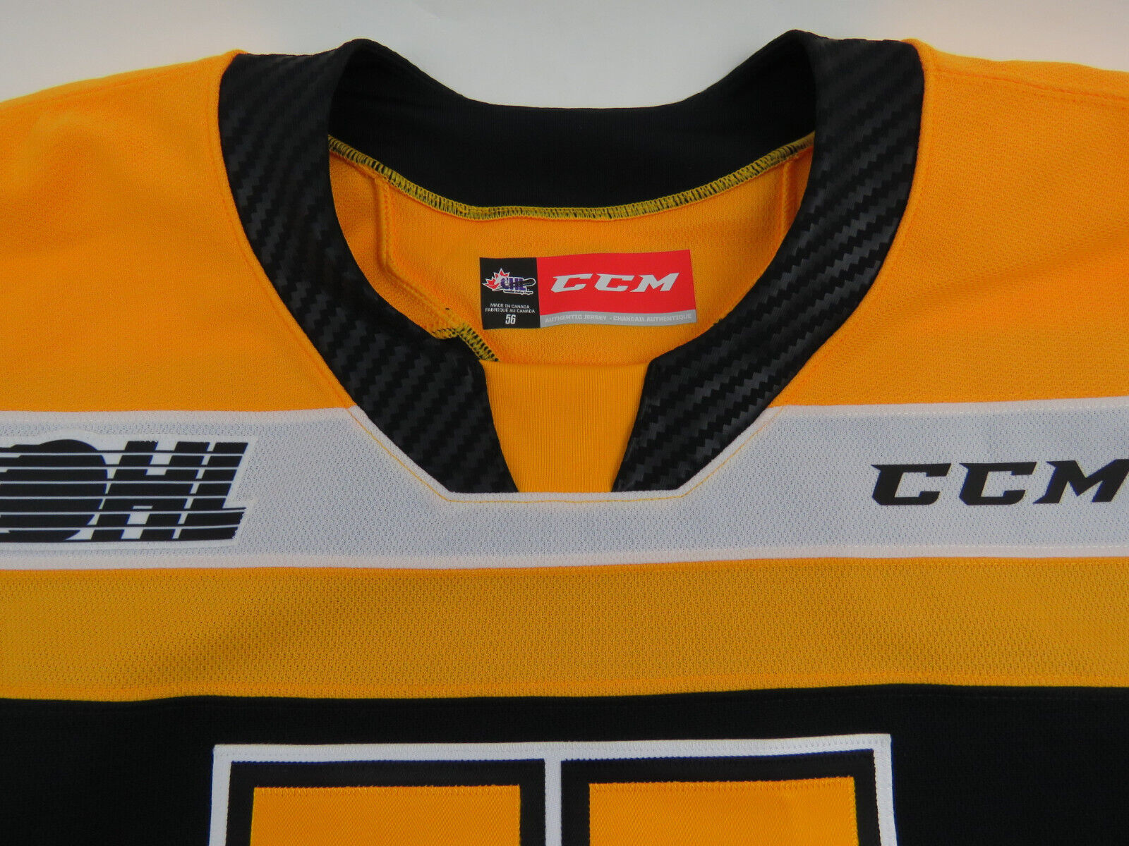 CCM Kingston Frontenacs OHL Pro Stock Game Issued Hockey Jersey Size 56 #4