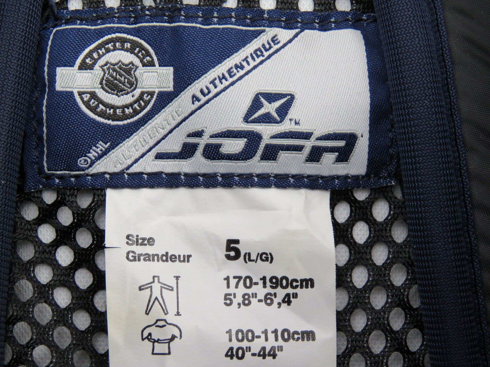 JOFA 9400 NHL Pro Stock Hockey Player Shoulder Pads Senior Size 5 / Large