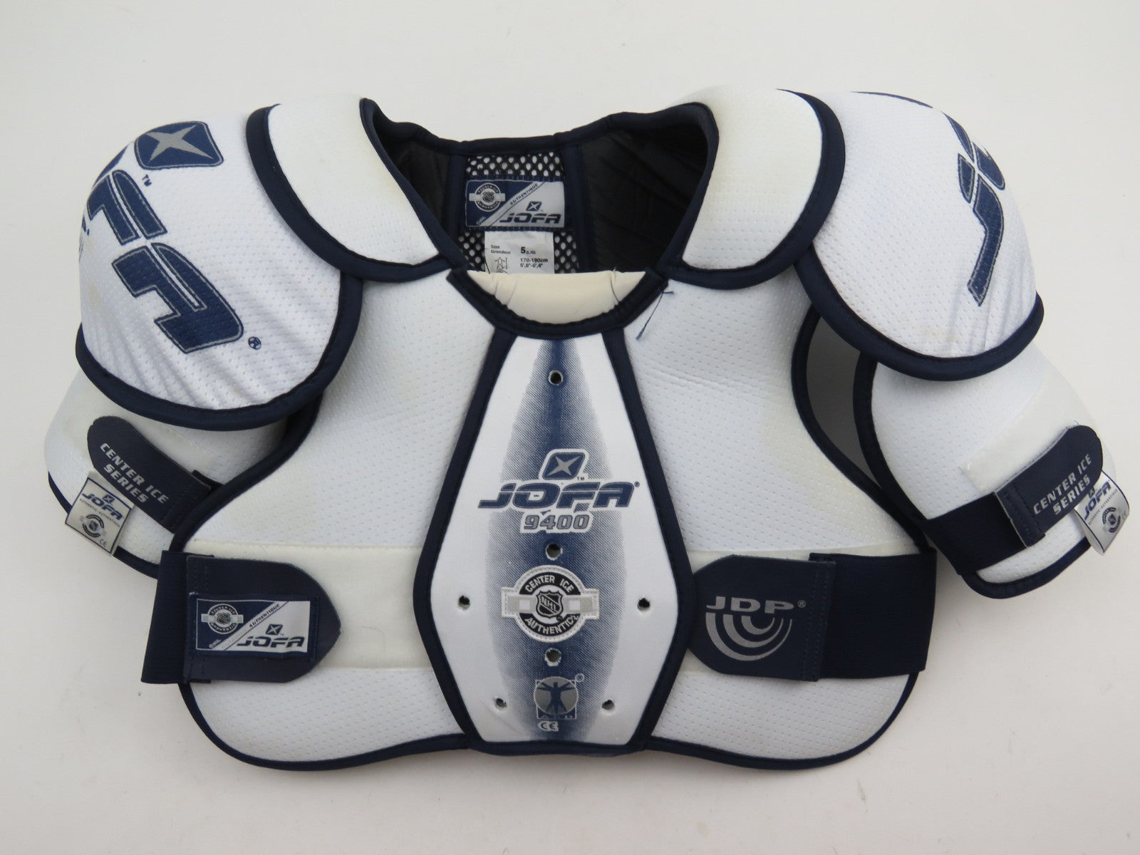 JOFA 9400 NHL Pro Stock Hockey Player Shoulder Pads Senior Size 5 / Large