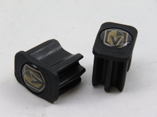 Las Vegas Golden Knights NHL Team Issued Pro Stock Hockey Stick End Cap (1 pair)