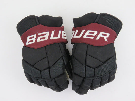 Bauer Supreme 2S Union College NCAA Pro Stock Hockey Player Gloves 13" Black