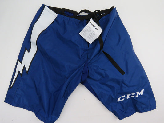 CCM PP10 Tampa Bay Lightning NHL Pro Stock Hockey Player Pant Shell Blue L +1