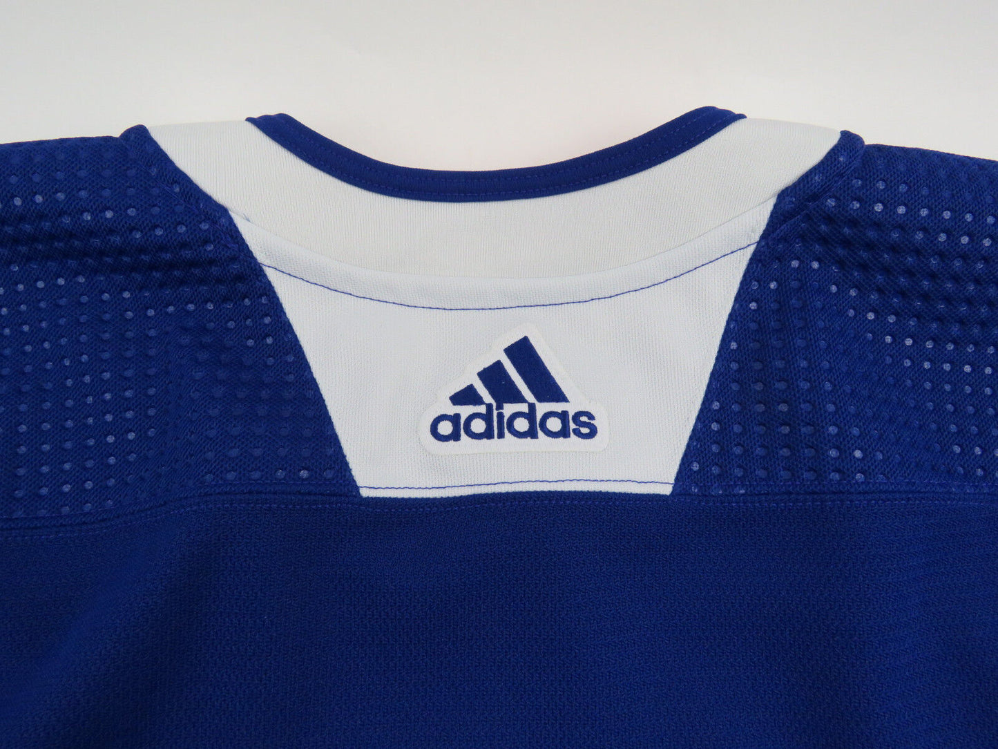 Adidas Toronto Maple Leafs Practice Worn Authentic NHL Hockey Jersey Blue 58