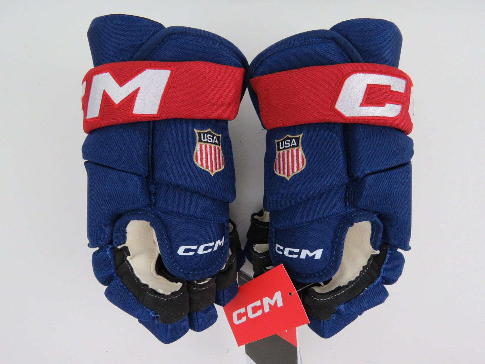 CCM 4 ROLL Team USA Issued Pro Stock Ice Hockey Player Gloves Size 13" NWT
