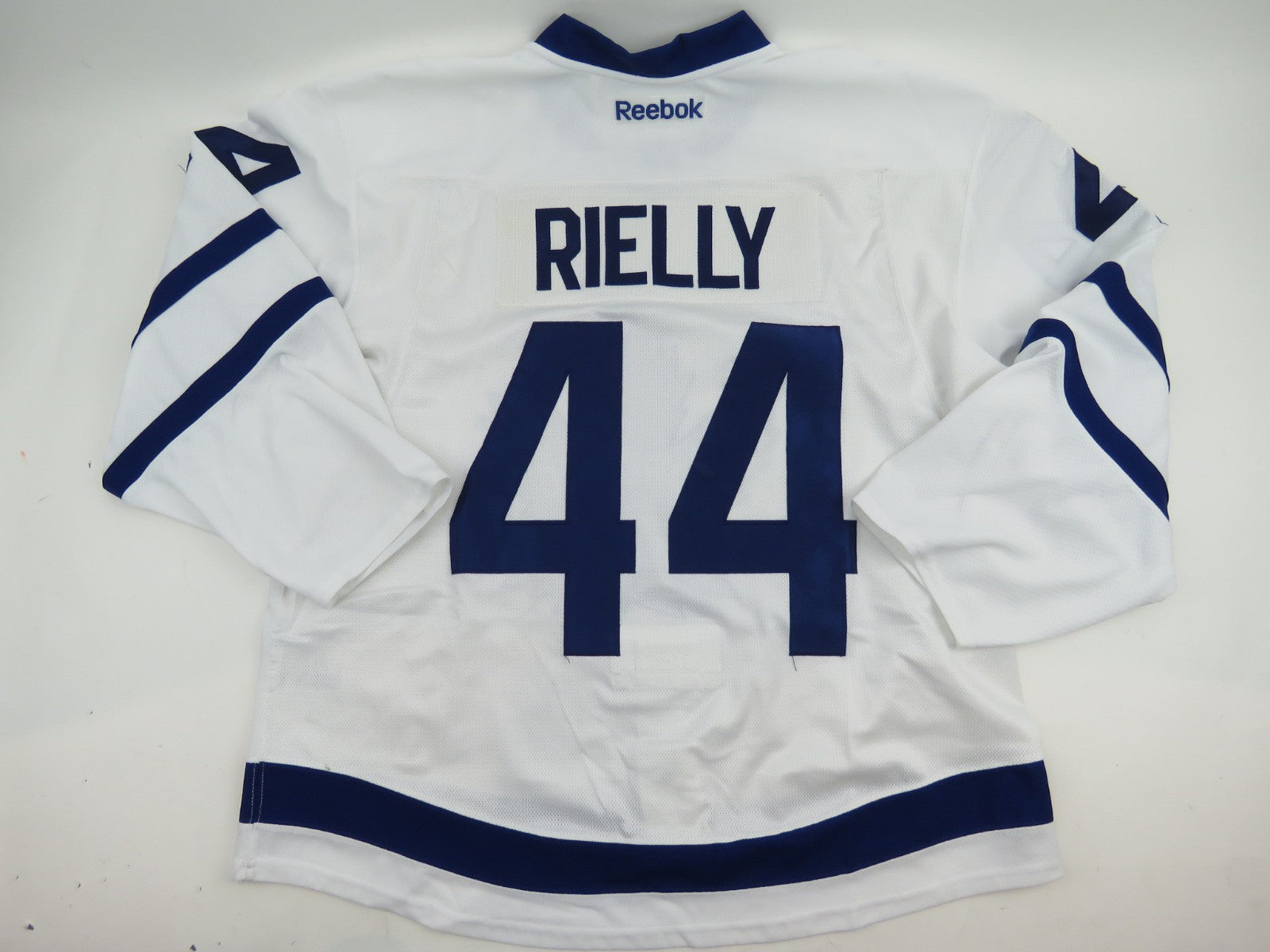 Morgan Rielly 2016-17 Game Worn Toronto Maple Leafs NHL 100th Hockey Jersey LOA