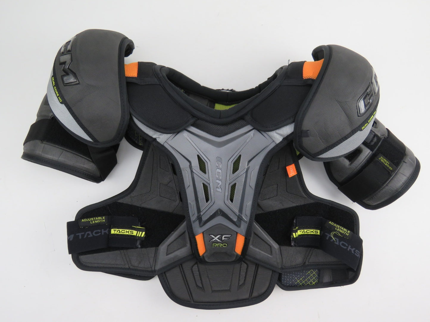 CCM Tacks XF PRO NHL Pro Stock Hockey Player Shoulder Pads Protective Size Large