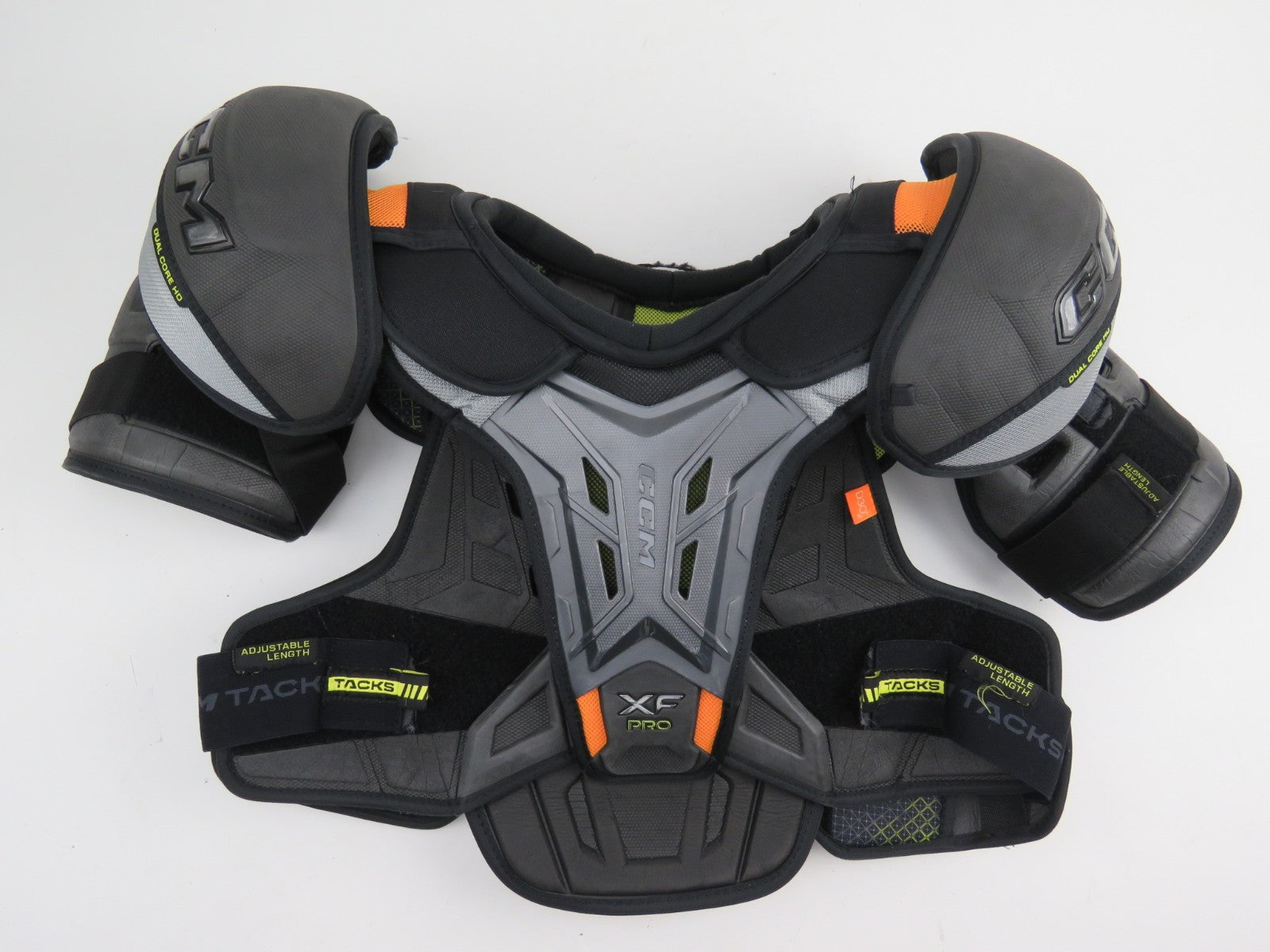 CCM Tacks XF PRO NHL Pro Stock Hockey Player Shoulder Pads Protective Size Large