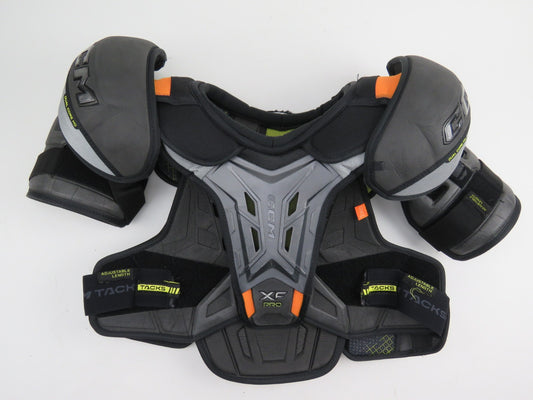 CCM Tacks XF PRO NHL Pro Stock Hockey Player Shoulder Pads Protective Size Large