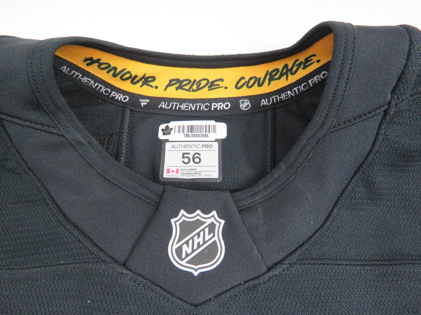 Game Worn Fanatics Toronto Maple Leafs Flipside Next Gen Hockey Jersey HOLMBERG