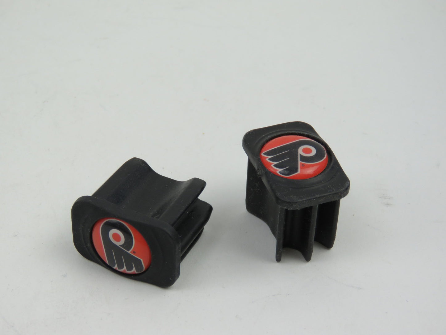 Philadelphia Flyers NHL Team Issued Pro Stock Hockey Stick End Cap (1 pair)