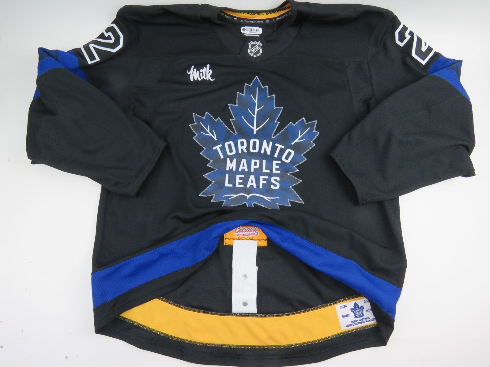 Game Worn Fanatics Toronto Maple Leafs Flipside Next Gen Hockey Jersey BENOIT