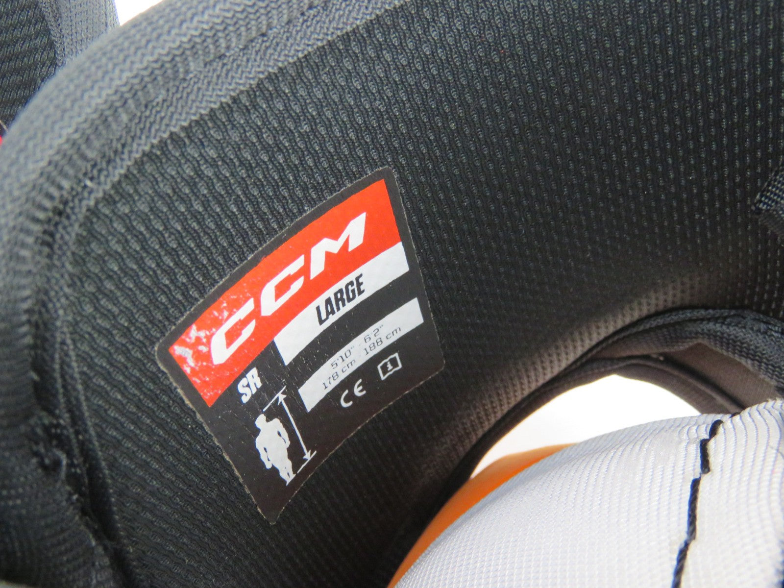 CCM Tacks AS-V PRO NHL Pro Stock Hockey Player Elbow Pads Protective Size Large