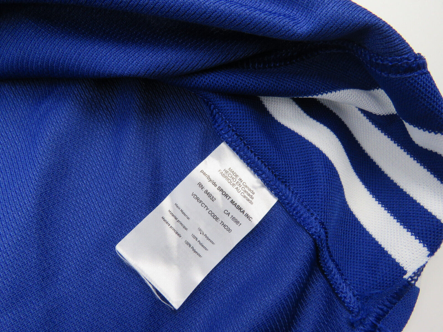 Adidas Toronto Maple Leafs Practice Worn Authentic NHL Hockey Jersey #63 Size 58
