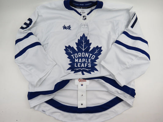 Adidas Toronto Maple Leafs Authentic NHL Hockey Game Jersey White Goalie JONES
