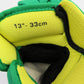 Bauer 1S Green Toronto Maple Leafs 'ST PATS' Pro Stock NHL Hockey Gloves 13"