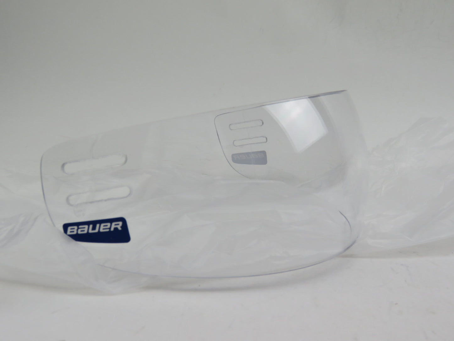Bauer 55P Clear Straight NHL Pro Stock Team Issued Hockey Helmet Visor